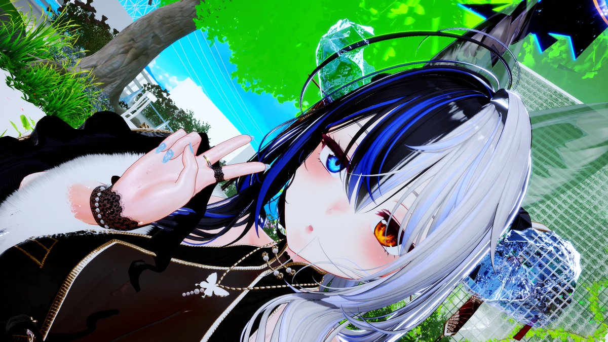 Inari_VRC's tweet photo. 🦊✌️ https://t.co/vhDfFm54b9