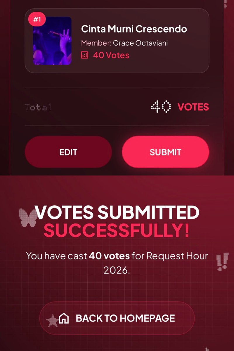 tokki_1810's tweet photo. D-7 menuju penutupan voting โณโจ
Donโt forget to vote Junai no Crescendo every single day ya!
โจTogether we can make it happen ๐ถ๐ผ๐
#CieCelChieSCENDO
#SupportTulus
#JKT48RequestHour2026 https://t.co/gHkZuZHQZ0