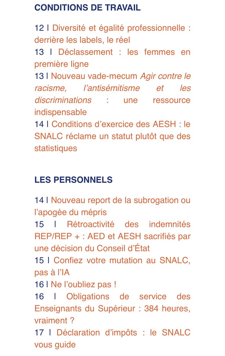 SNALC_Creteil's tweet photo. 🔵 QUINZAINE UNIVERSITAIRE n°1513

📚Les programmes changent sans cesse. Pas pour mieux enseigner, mais pour donner l’illusion d’agir. Et à chaque réforme, des profs toujours plus encadrés… et moins considérés.

🗞️Retrouvez le sommaire et la quinzaine : 

https://t.co/QhTLoLjIwb https://t.co/YXfGWjCvfS