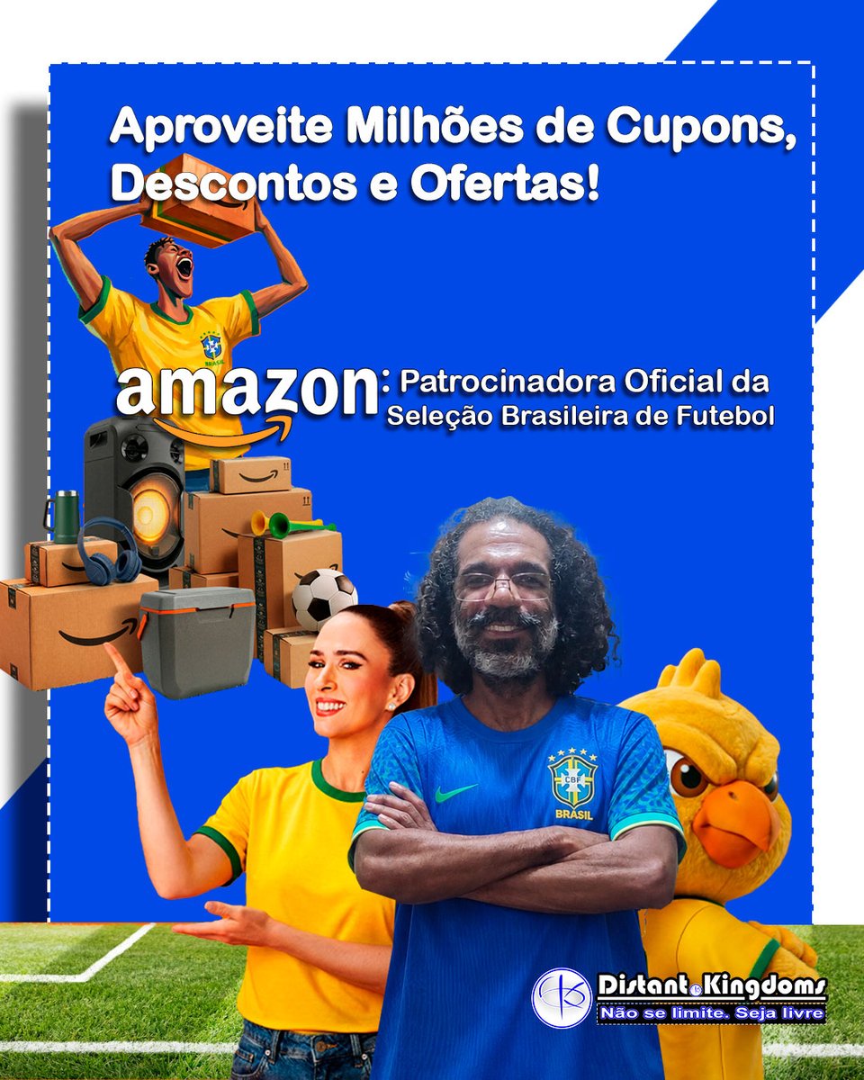 vtesbrasil's tweet photo. SE PREPARE PARA COPA DO MUNDO 2026
com descontos e promoções imperdíveis!

Central de Descontos para Torcida https://t.co/c5Ci9ukQ7A
Álbuns de Figurinhas da Copa do mundo 2026 https://t.co/kENRn91ZAx
Camisas e uniformes https://t.co/8VpYDUtwGT
AmazonPrime! https://t.co/9j0KktUCwL https://t.co/ZAdDMrg47c