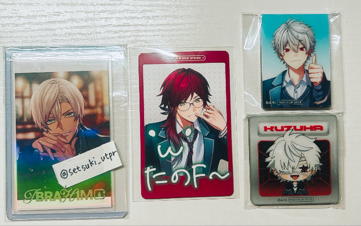 setsuki_utpr's tweet photo. 【交換】にじさんじ VSせめよん せめ4 
New Life ランダムフォト風カード 特典アクリルマグネット

譲→画像1枚目
求→画像2.3枚目

💖＞👍🏻

郵送での交換希望
検索からでもお気軽にお声掛けください。
1点から可能ですが、纏めて優先のため返事にお時間いただく可能性があります。 https://t.co/NA2eNdoQ8H