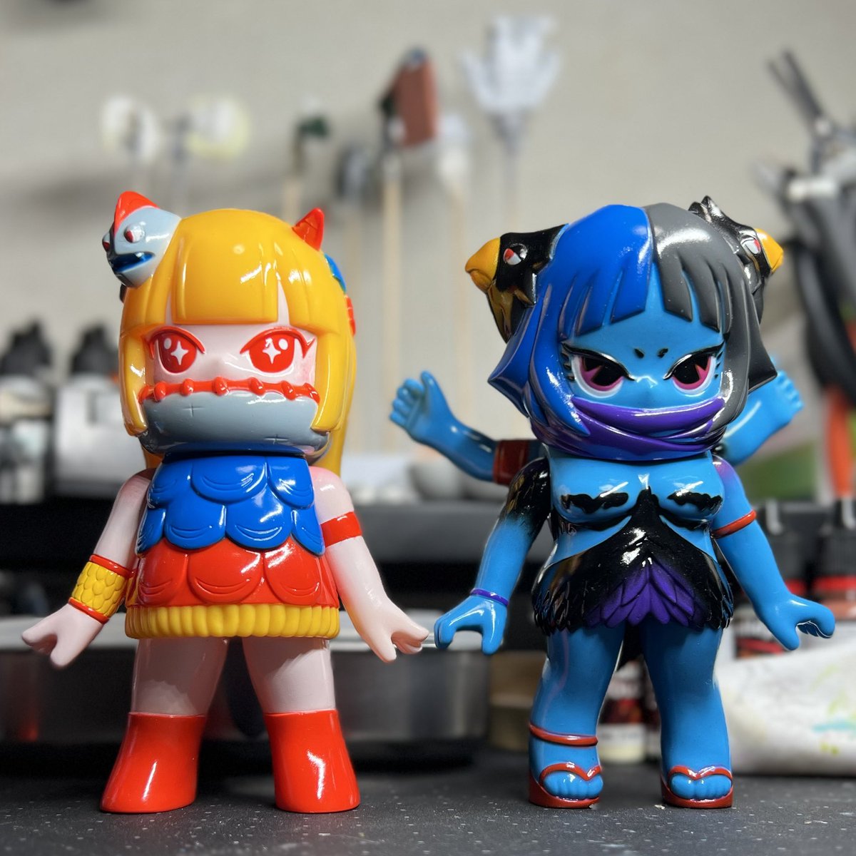 アマビエちゃんオリジン到着！ これから毎回「またソフビ買ったの