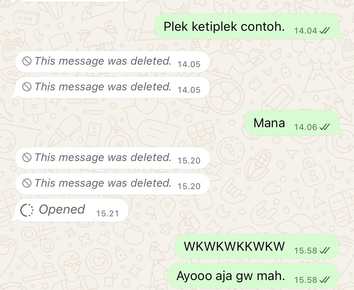 Coqquelic's tweet photo. Temen gw knp ya, kalau abis chat pasti bubble chatnya dihapusin semua. https://t.co/nwAdLrbtGm