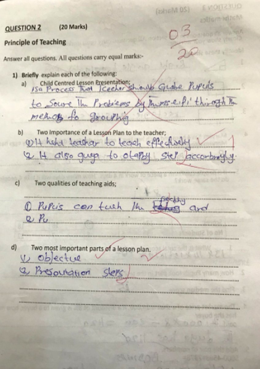 IU_Wakilii's tweet photo. JayBee, are you supporting teachers who fail these questions to continue teaching the children of the good people of Kaduna State? https://t.co/mxNbX4mG2Q
