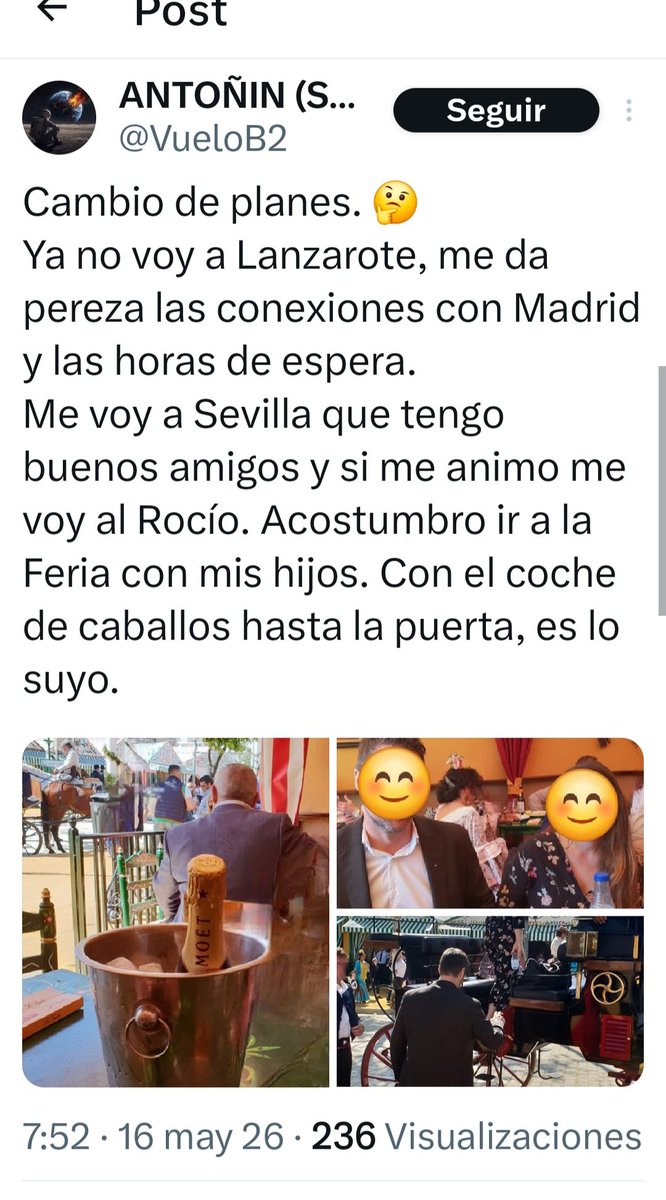 Salome55500563's tweet photo. Cuando ves que Antoñin/Pili está haciendo el máximo ridículo!!🤣🤣🤣🤣🤣🤣🤣🤣🤣🤣🤣🤣🤣🤣🤣🤣🤣🤣🤣🤣 Alerta a toda la gente  que haya ido a la feria de Sevilla, aquí hay una loca capaz de doxear a una familia anónima.  Es reincidente,ya lo hizo con una familia de Toledo !🤣🤣🤣 https://t.co/iar8kcQx9B