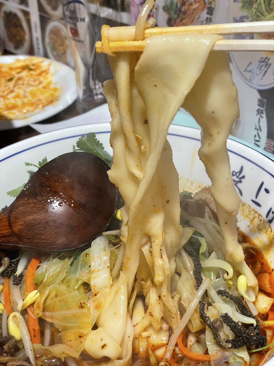 soches_'s tweet photo. #長安ビャンビャン麺 
#お花茶屋駅 

人生初の人生発のガチビャンビャン麺🍜
好吃🤤 https://t.co/aH0cqpm5XW
