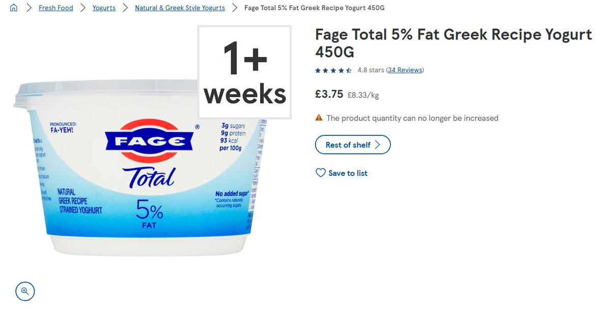 Aurrosto's tweet photo. Remember @OffMenuOfficial  advertising Fage Greek Yogurt. 

By labelling rules has to be called Recipe Yogurt because it's made in Luxembourg not Greece though was founded in Greece in 1926 https://t.co/kPqLbRM7uN