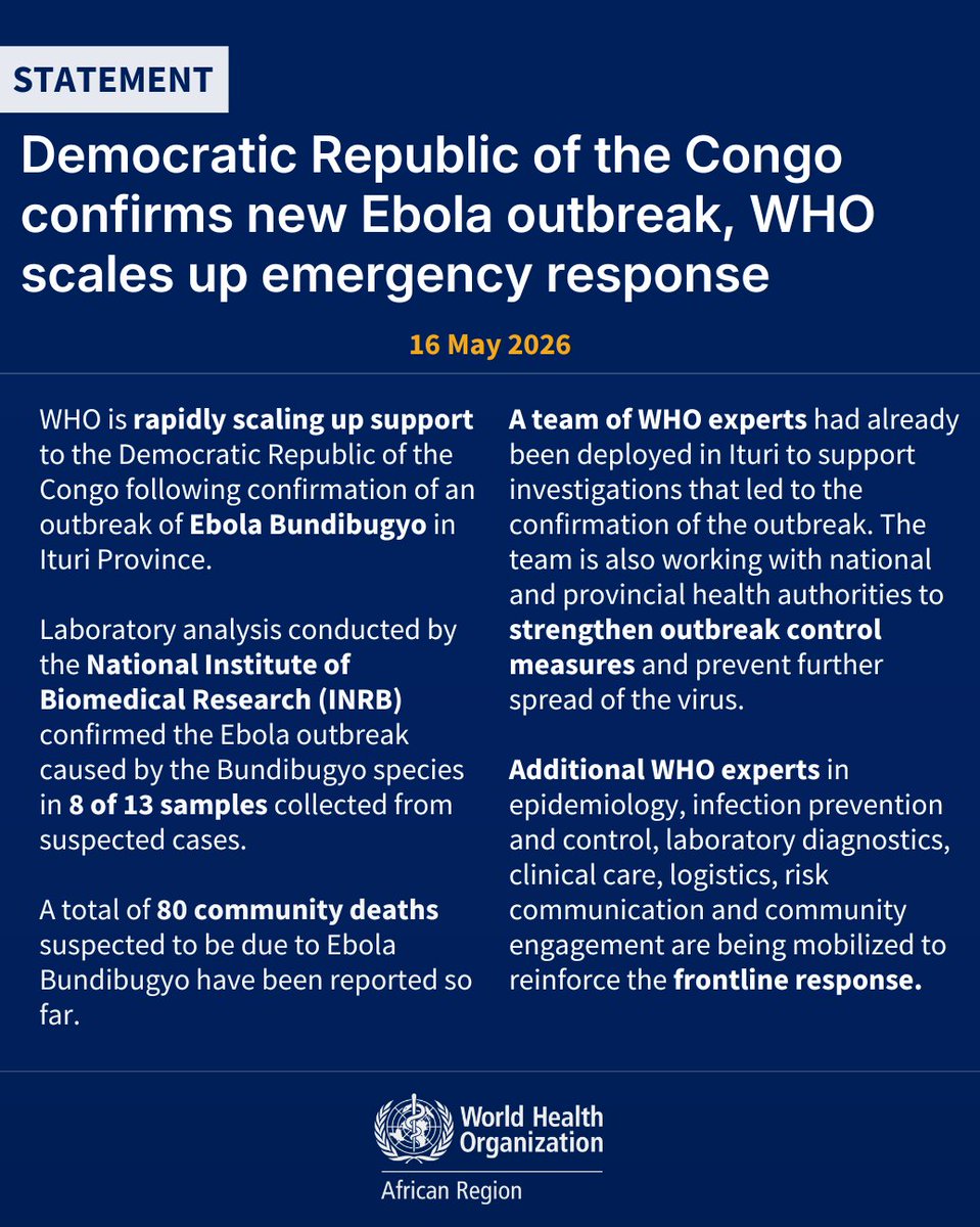 WHO African Region tweet media