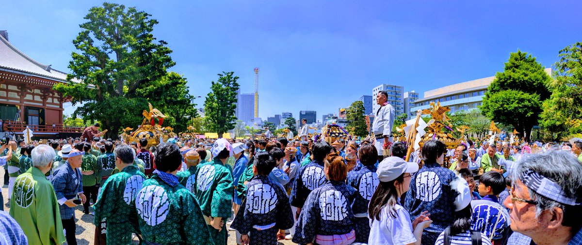 Heater_Nate's tweet photo. 私にとって3回目の三社祭です。 https://t.co/rfODIcsCoP