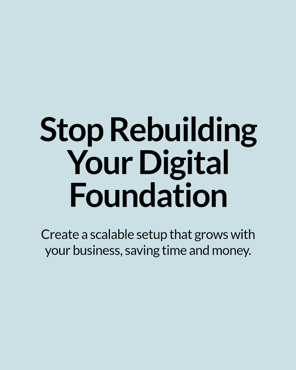 ConsultwiseLLC's tweet photo. Small businesses that rebuild their digital foundation every few years waste time and money. A scalable digital setup grows with you, avoiding costly overhauls and downtime. Build once, grow endlessly. Comment "Foundation" if you want tips on creating yours. #Atlanta https://t.co/ZOp1upsPlN