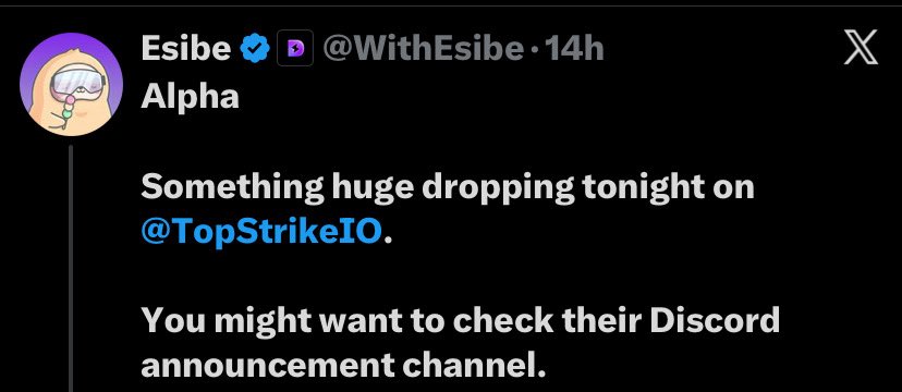 Esibe tweet media