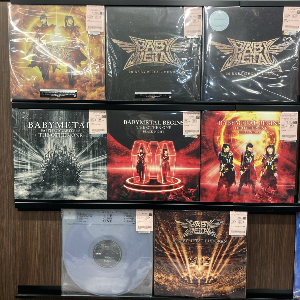 BABYMETAL 中古商品・入荷情報🔥 BABYMETALのレコード、CD、DVD/BLU