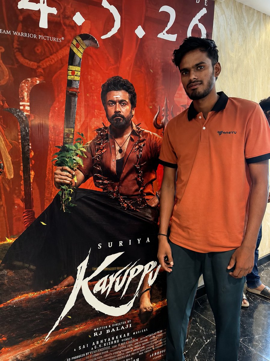 Arumugam_tkd's tweet photo. Black Vibes 🖤🔥
#karuppu #karuppumovie #suriya #kollywood #tamilcinema https://t.co/u1QbMXOIn0