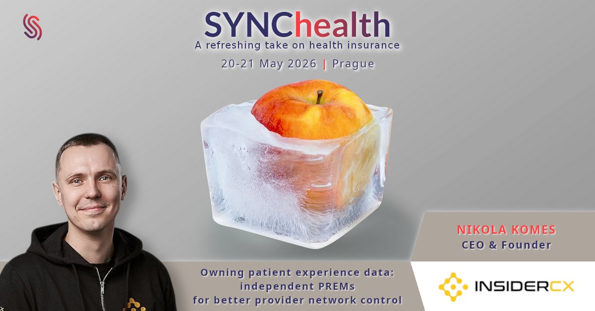 synclusive's tweet photo. Are health insurers flying blind on #PatientExperience? Trusting provider self-reported data leaves massive gaps. Catch Nikola at #SYNChealth to learn how independent patient feedback transforms network quality, costs, and contracting.
🗓️ May 20 | 10 AM
🔗 https://t.co/qQ9LKjpSXR https://t.co/faH8C1aPR7