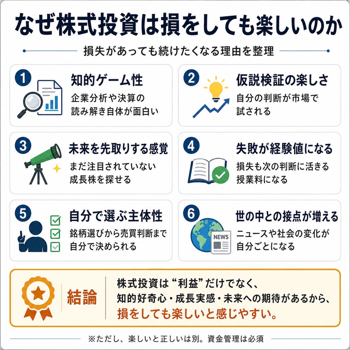 なぜ株式投資は損をしても楽しいのか？」Chat GPTに聞いてみました