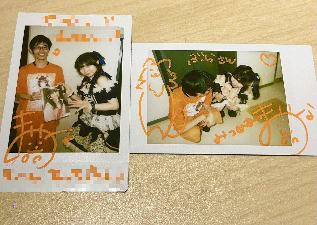 UNVEIL チェキ トレカ ハン 陽凪まいなさんとチェキ撮ってきました🦊🟠 通りすがりのアイドルから
