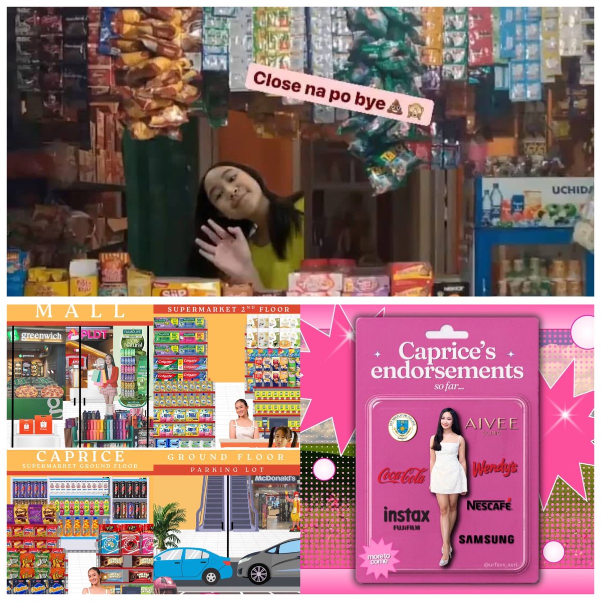 forcapcap's tweet photo. From Cap’s sari sari store to real life endorsements and brand partners

CAPRICE COKETIME NA
#SipWithCapCola https://t.co/F61mtYnY6T