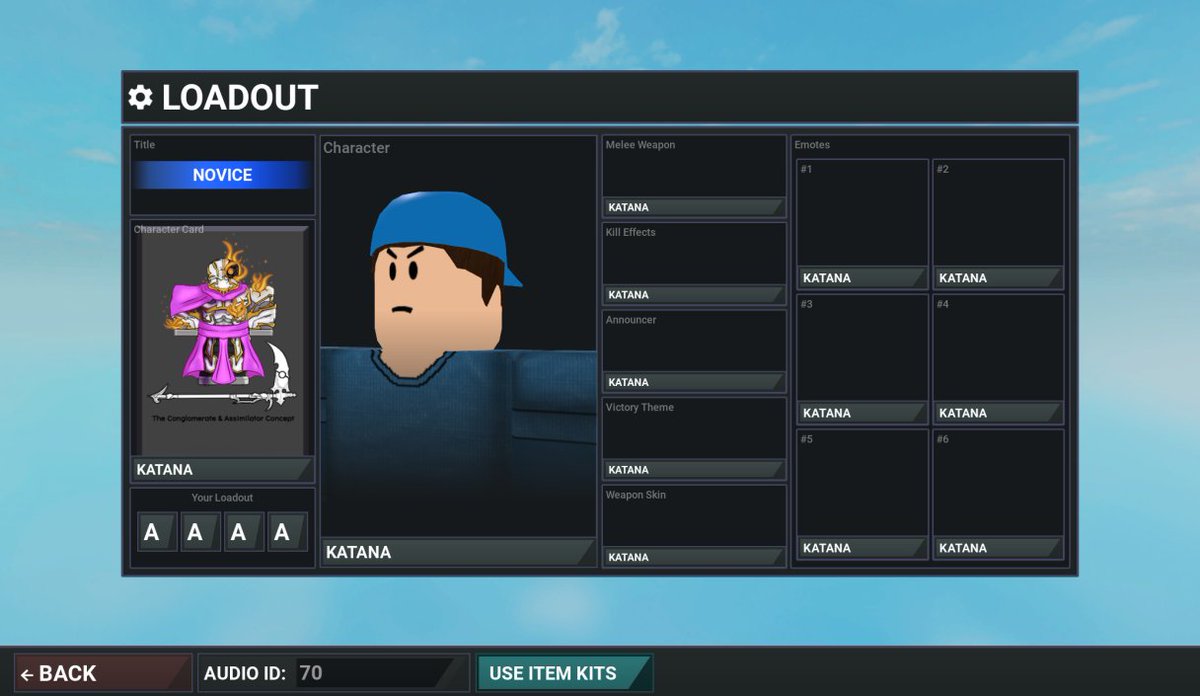 [10/14] Locker - Main, Selecting Item, Item Kits