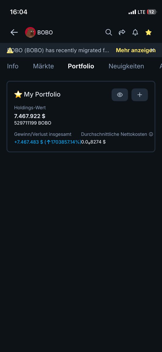 BenjiOcean24's tweet photo. @Chefofmemes I made over 7Million $ , never sell a BOBO 😂 https://t.co/1ZvBeyMXn7