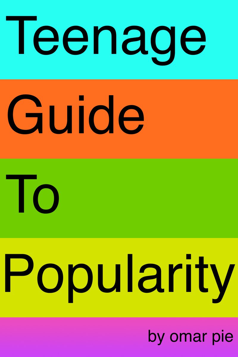 OmarPie's tweet photo. I figured a novel about a spoiled rich white girl was just what this country needed to heal itself. But if that's not enough motivation, all I need to break even on my copyright fees is 24 copies sold. Whatever gets you there, I hope you enjoy it. #TeenageGuideToPopularity https://t.co/83nwhcBO1m