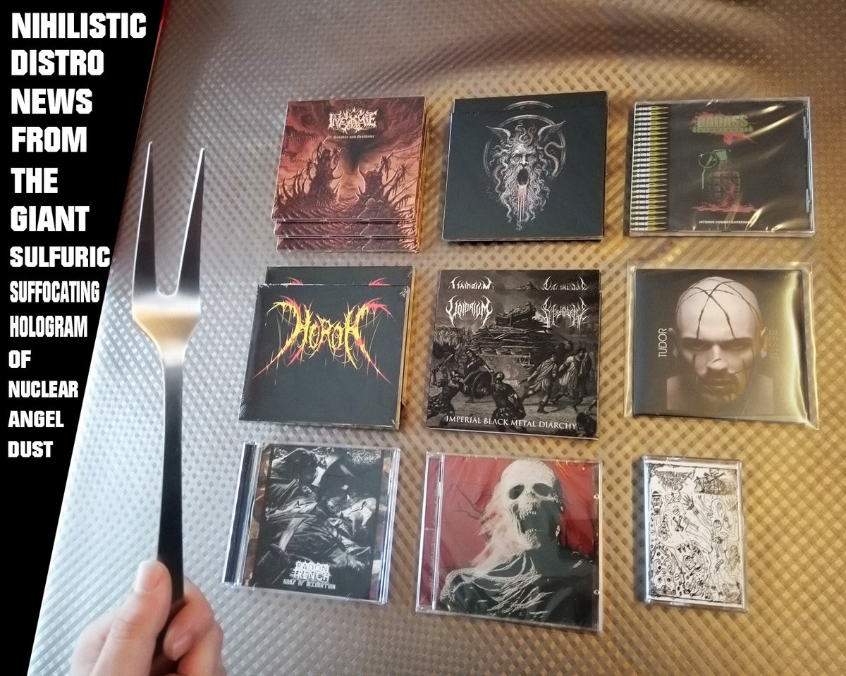 gabalgabow's tweet photo. A package of new CDs were added to the Webshop! 
Check it out and shake it on \m/
 
https://t.co/p3yEAVCYUt

#metal #deathmetal #blackmetal https://t.co/y8D3YtrPJl