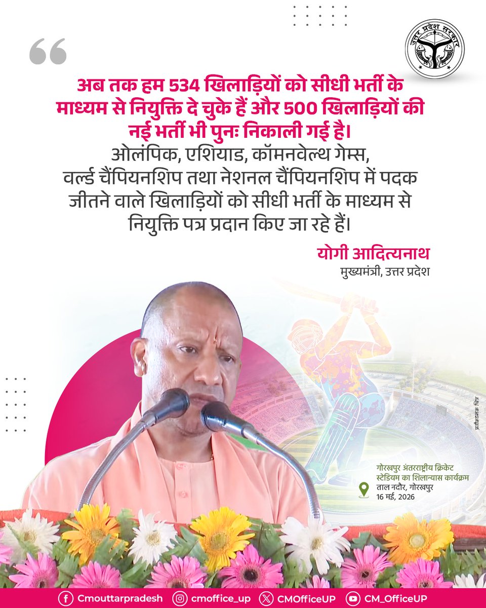 CM Office, GoUP tweet media