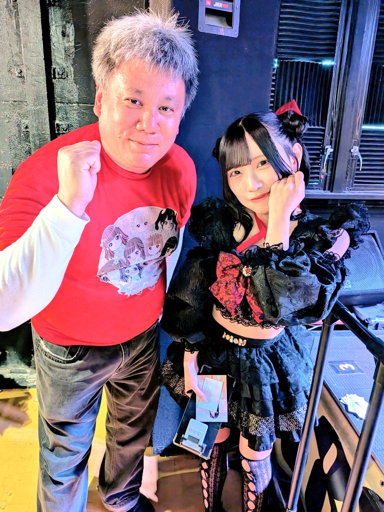 本日、AQUAPLANET 単独公演の特典会で撮りました、日菜との