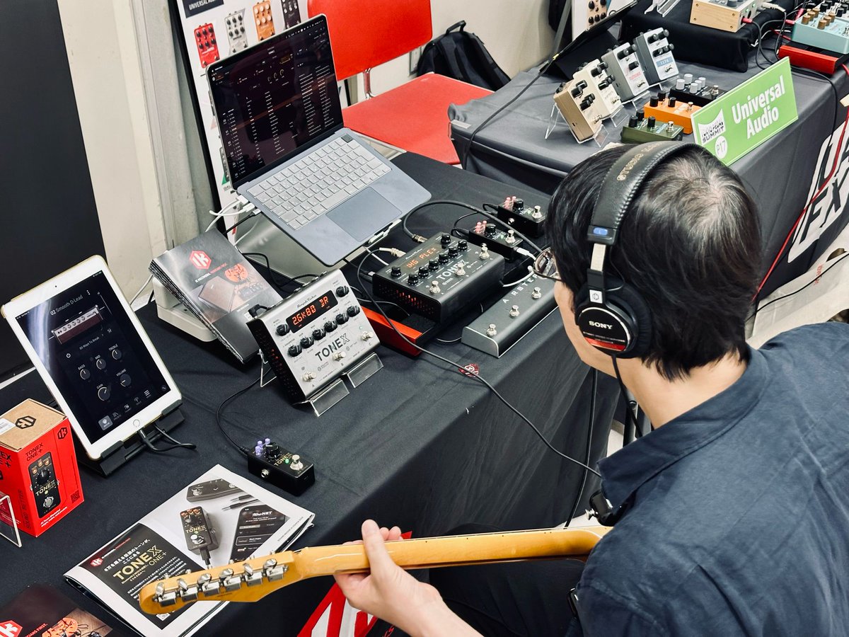 ikmultimedia_jp's tweet photo. #Soundmesse2026 Day 1
#TONEXONE #TONEXPedal #TONEXPlug https://t.co/C5zl9r3n9a