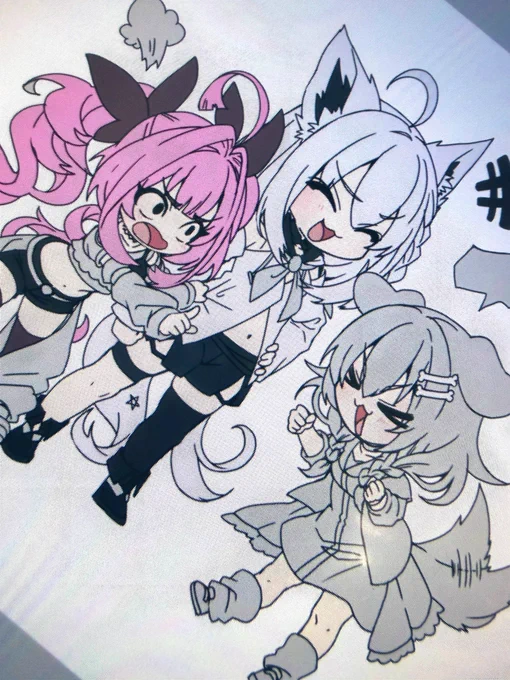 これはリハビリで描いててちょっと止まっちまった姉妹みたいなフブころヴィヴィ