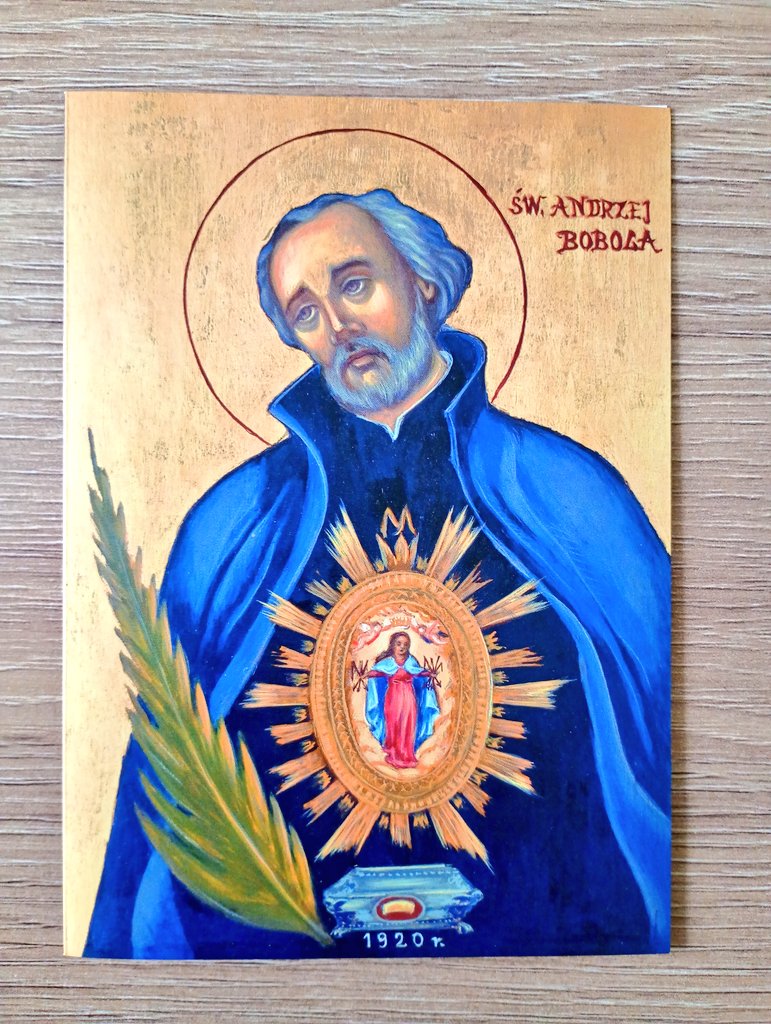 AntoninazPolski's tweet photo. Święty Andrzeju Bobolo, módl się za nami!
#PatronPolski
#święto https://t.co/L9p1EUVZir
