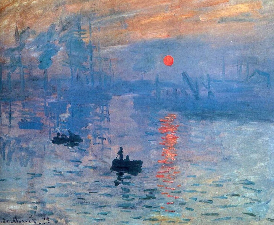 impression_ists's tweet photo. Monet was revolutionary because he stopped painting reality in a precise way.

Instead of smooth details, he used visible brushstrokes, thick paint and quick “impressions” of light and color.

Up close, many of his paintings look almost unfinished. Just patches of  impasto.

But from a distance, something fascinating happens: the eye and the brain reconstruct the image. 

That was the shock of Impressionism: Monet wasn’t copying nature. He was painting the way humans actually see it.