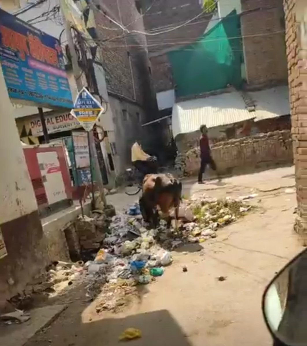 Rohit6392's tweet photo. @DM_MIRZAPUR 
@mirzapur_npp @MoHFW_INDIA @UPGovt रमैपट्टी (मिर्जापुर) के आयुष हॉस्पिटल के बाहर व अग्रसेन स्कूल के सामने मेडिकल कचरे का ढेर लगा है। मच्छर-मक्खियों से बच्चों में बीमारी का खतरा है। जनसुनवाई सं: 40019926013933 पर तुरंत संज्ञान लें https://t.co/lhCxHpKDcY