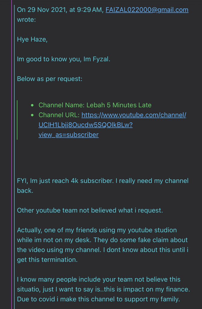 faisalshokri's tweet photo. Dear @TeamYouTube until now i did get reply for this issue. Since 2021, can u check it ? https://t.co/ISM4qUfa5K