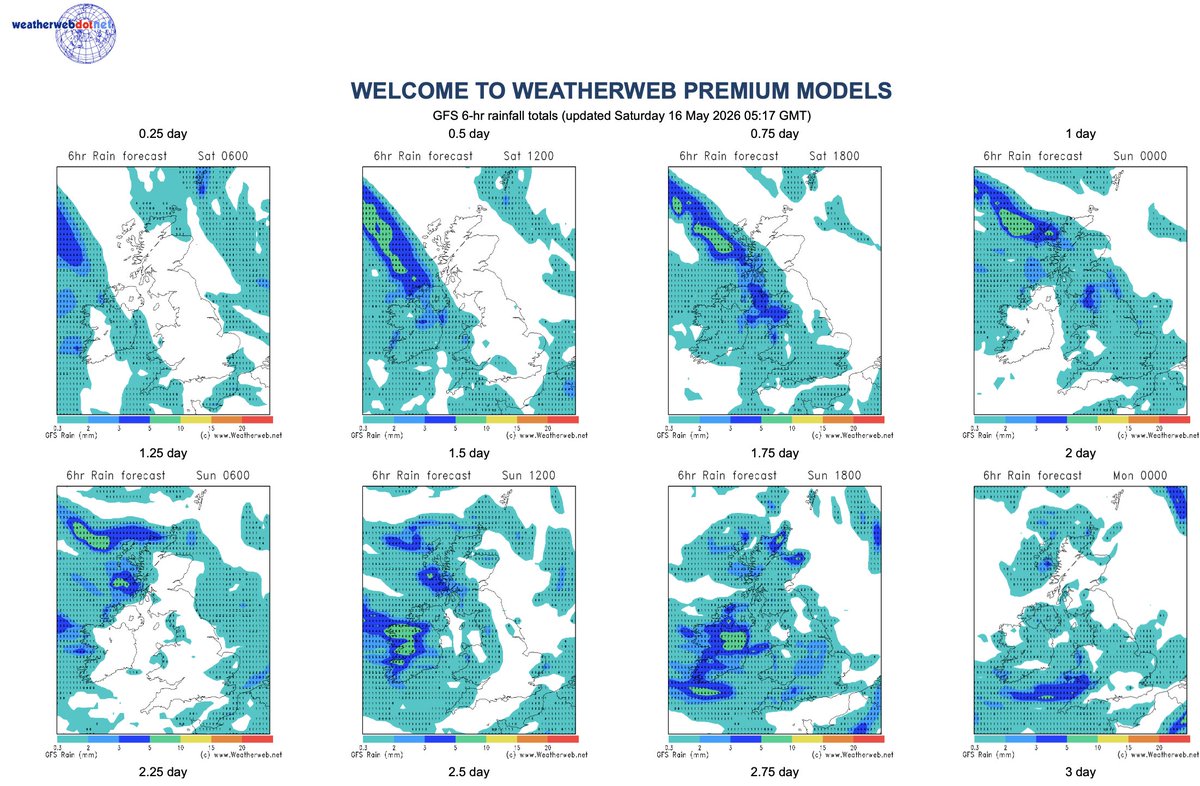 wxweb's tweet photo. Some rain over the next couple of days as fronts pass east. Most of the rain and drizzle west and south where there will be low cloud on hills and coasts. Generally better in the east. https://t.co/fC7AQqMs5V