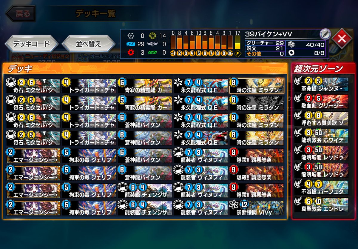 M18_Hell_Cat's tweet photo. #デュエプレ
AD初日マスター達成！使用デッキはカウンターバイケンで最高６連勝を2回
罰悪怒楽は轟轟轟のミクセルマグナムに封殺されキレて突っ込んだが有効な相手に限って引けず役に立たなかったので諸説
ジョマキ型のジョーカーズ相手はジェリフィを埋めてバイケン掻き集めると気持ちよくなれる https://t.co/1pfCB2cqpE