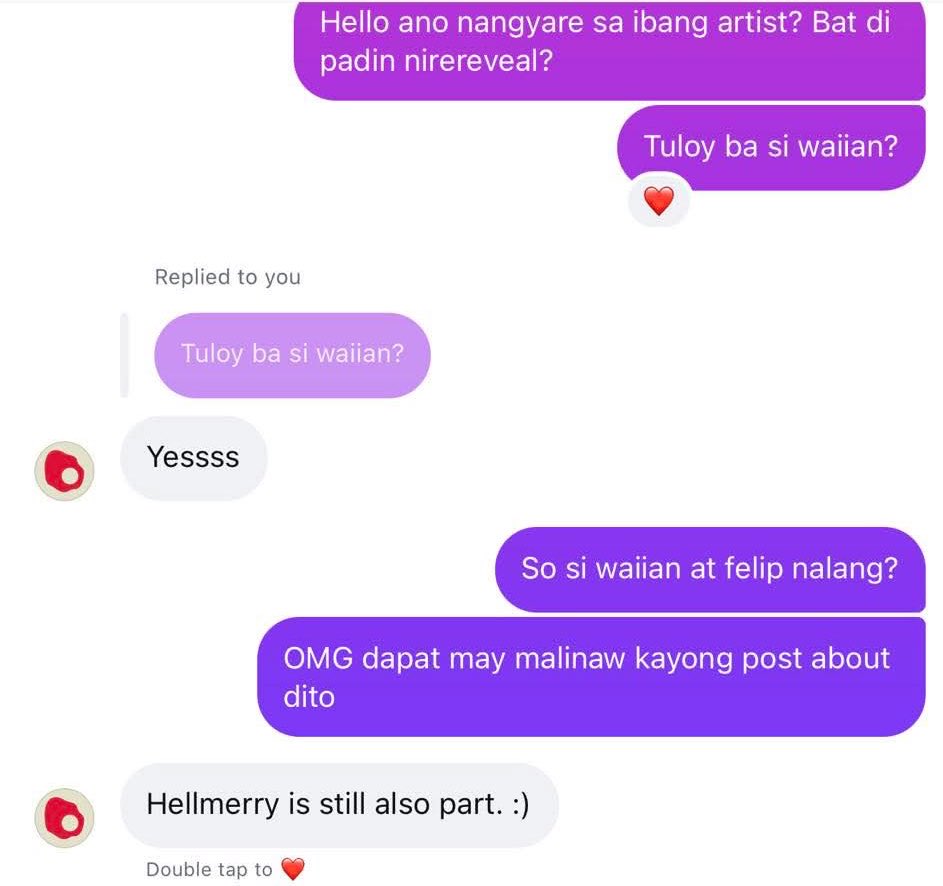 KanakoBea's tweet photo. Ubod kayo ng sinungaling @sunnysideprodph! Before mag May 16 tinanong kayo kung andyan si Hellmerry dahil nasa sa posters niyo! TAPOS NAG YES KAYO SA DM HAHAHAHA PUTANGINA NYO WALA KAYONG KASING SAMA😭‼️ https://t.co/LFMKZYfgyc