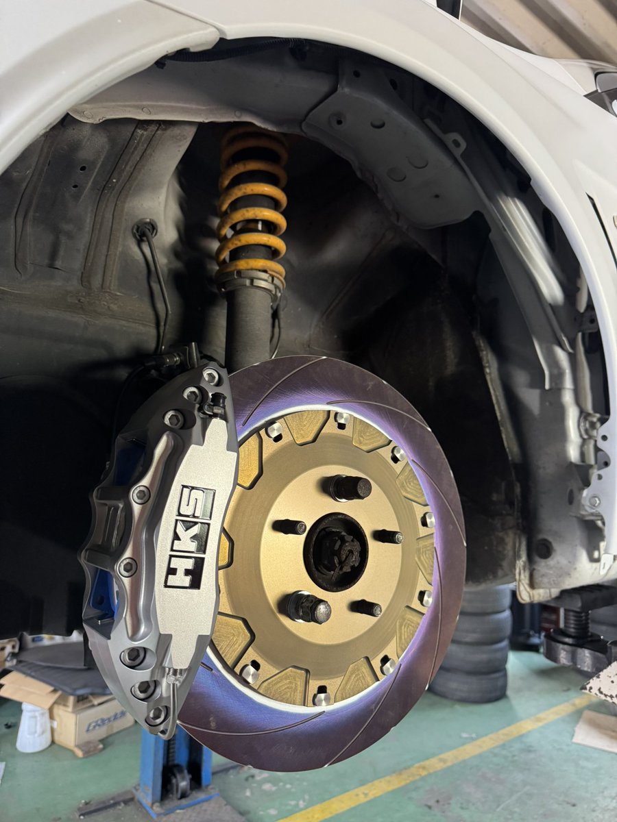 TECHNICS_RACING's tweet photo. ランサーエボ10⚡️ブレーキシステム交換✨HKSキャリパー❗️ https://t.co/xGfYiBhknj