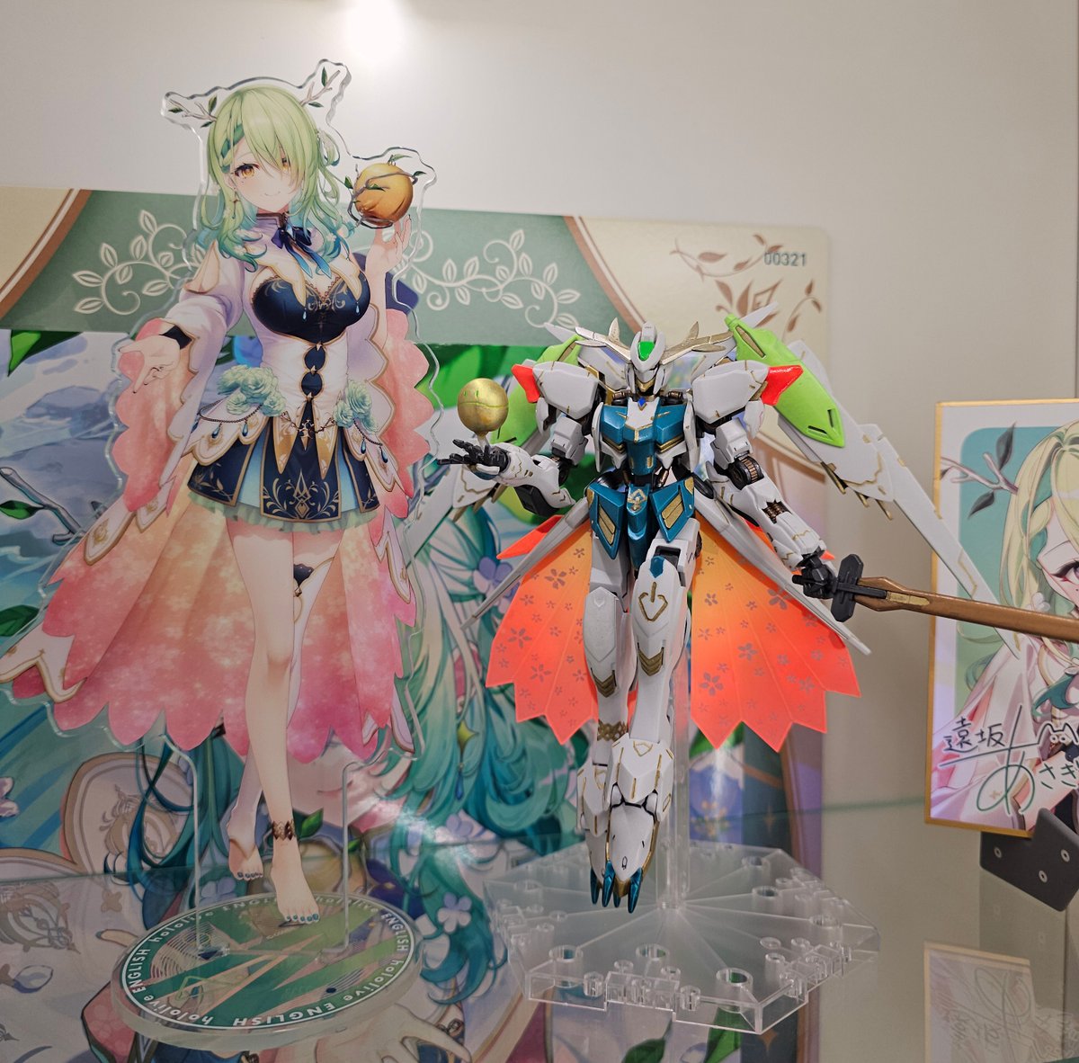 GlacialAura's tweet photo. Oh hey my two niche interests are overlapping again 
#ホロリスガンプラ部  #FineFaunart https://t.co/eZu55bvaEf