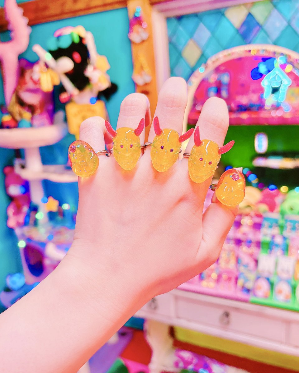 ✨NEO般若&NEOおかめリング✨ レアな💛強欲イエロー💛 原宿店内にまだ ✨NEO般若&NEOおかめリング✨ レアな💛強欲イエロー💛 原宿店内にまだ