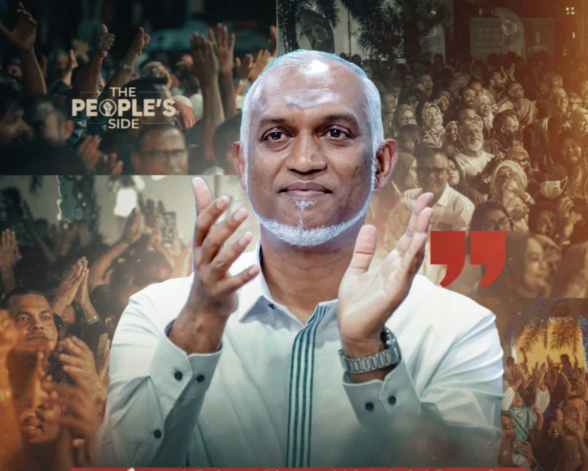 Mandey77's tweet photo. ދިވެހީންގެ ރައީސް 🇲🇻 @MMuizzu
#DhiveheengeRaees https://t.co/tR1dgn3kvs