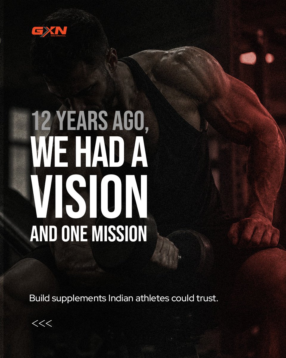 go_gxn's tweet photo. 12 years later, the standards got higher, the formulas got sharper, and the mission got louder. #12YearsOfGXN #GXN #MakeDifference #TrainBrutal #EvolutionOfStrength https://t.co/wBy08KG4hA