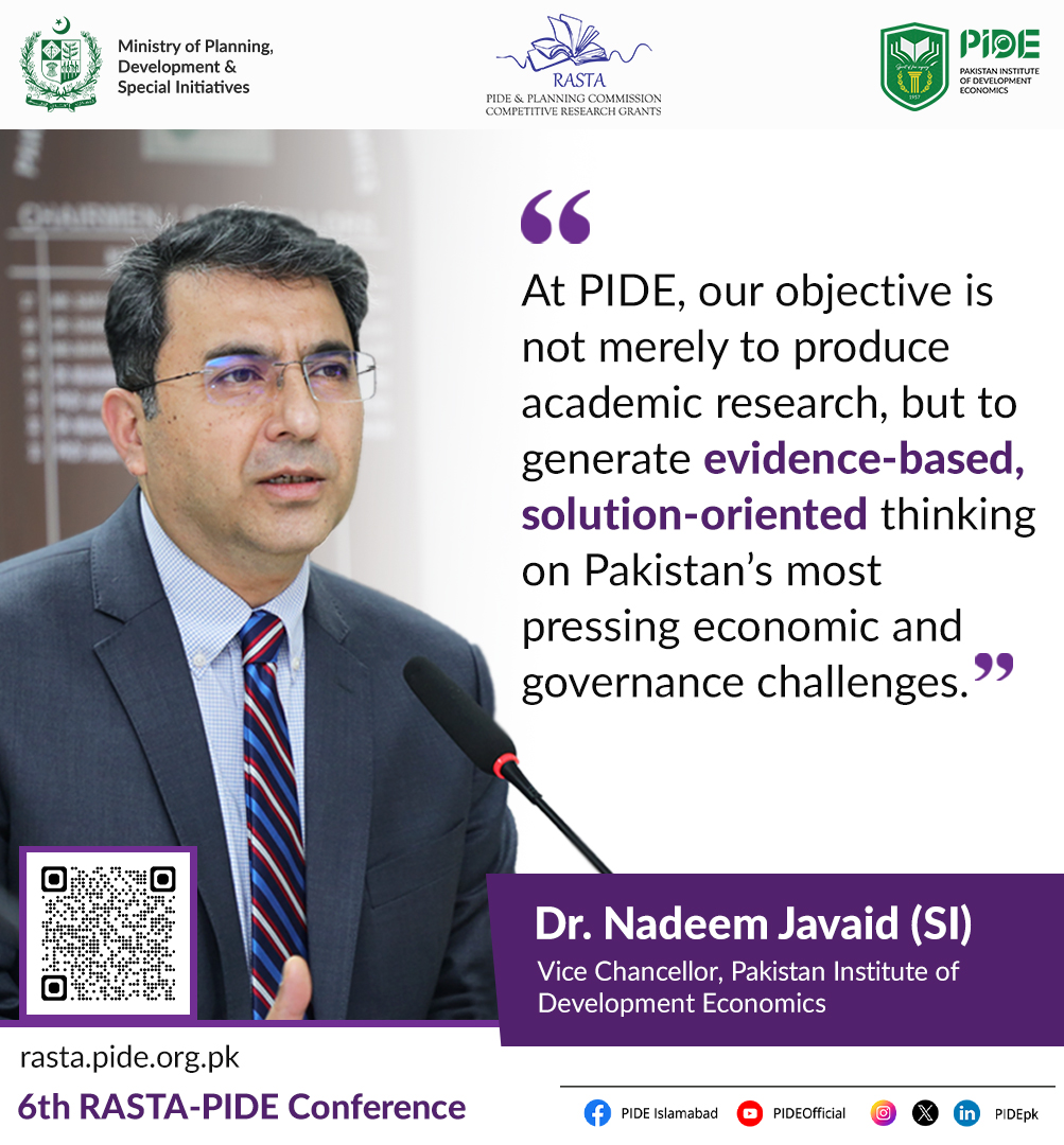 Pakistan Institute of Development Economics (PIDE) tweet media