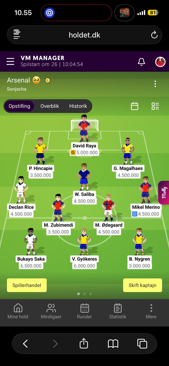 sonjacha1's tweet photo. Nåre Danmark ikke med med så må man jo sætte det næst bedste hold. (Nytten var billig så han måtte få lov til at være med) #vmmanager #arsenaldk #arsenaldenmark https://t.co/qAHpqJWyj2