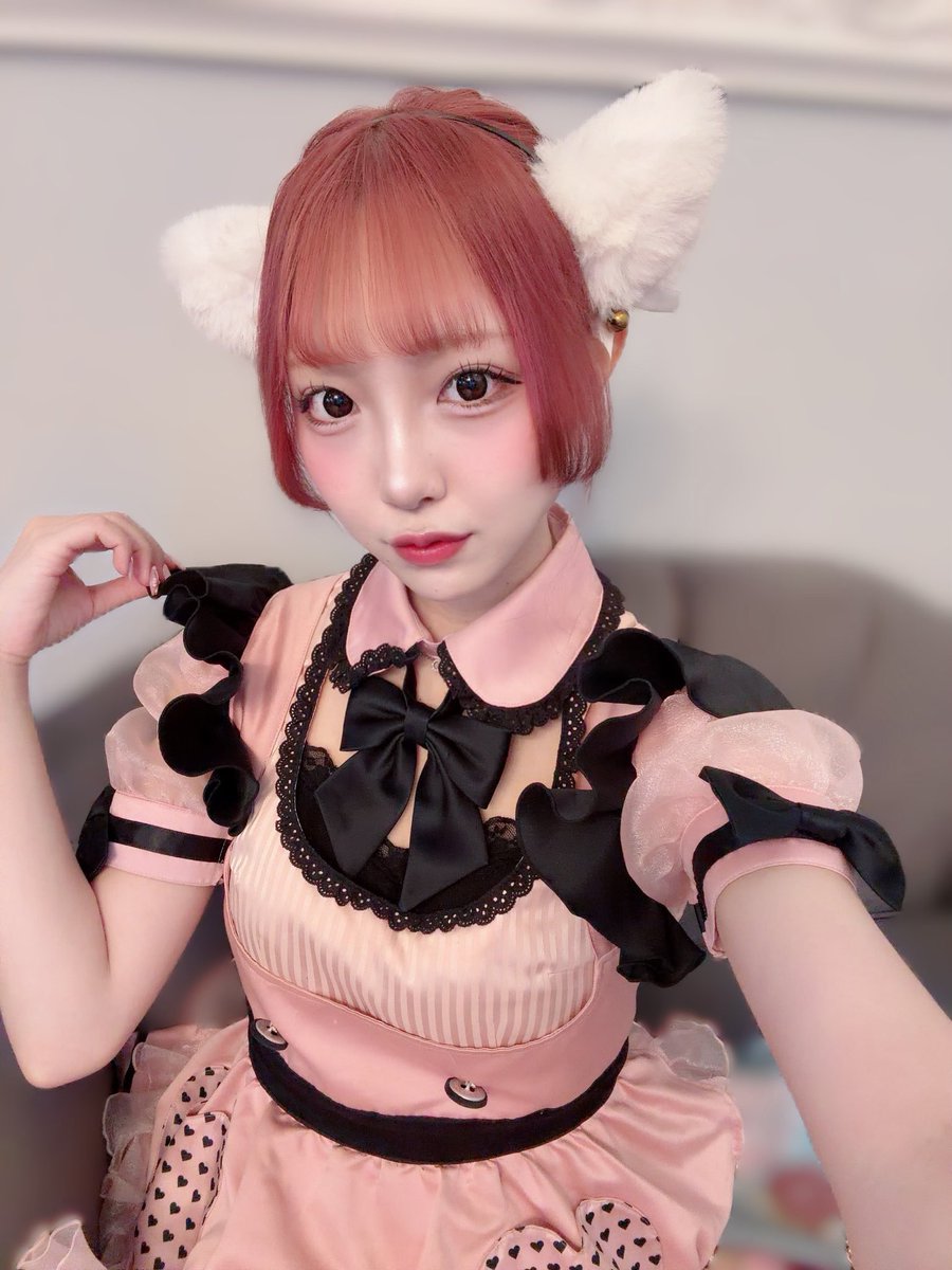 いるにゃん🐱珍しいポニテ、、 18-L #福岡コンカフェ #コンカフェ嬢