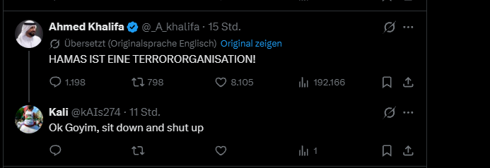 Josef_Bernstein's tweet photo. @kAIs274 @BrennpunktUA @TiloJung Ursache und Wirkung, das lehrt schon die Physik.
Der einzige "hs Account" hier, scheinst Du zu sein, mit deinen judenhassenden Posts. 
Du bist ein dreckiger Hurensohn der eine Terrororganisation öffentlich unterstützt.
Dich sollte man gnadenlos #Abschieben. Du hund. https://t.co/UsbY8BhFMq