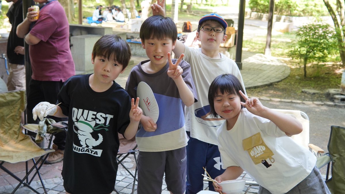 naokiabe6's tweet photo. Quest新潟クラブBBQ🍖
全日本クラブ選手権予選、ホカバ予選が終わったので今日はBBQ🍖を行いました❗️
いっぱい食べていっぱい遊びました！明日からまた頑張れそうです🏓 https://t.co/ddTBLgDvps