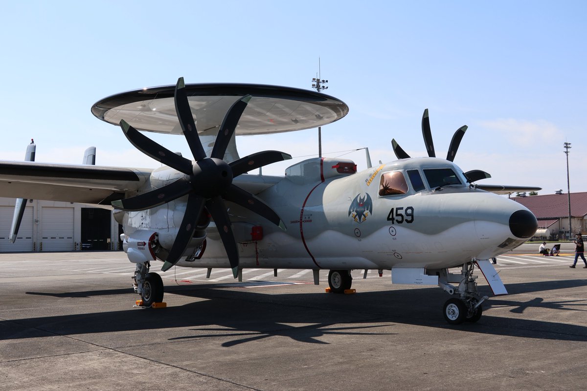 🇯🇵#航空自衛隊 第601飛行隊 #早期警戒機 #Eｰ2C #ホークアイ