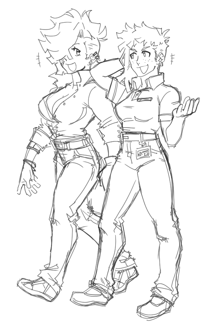 bbbbbeatle's tweet photo. another comm before i sleep!! two lovely ladies :] https://t.co/fjkPI1bbRF