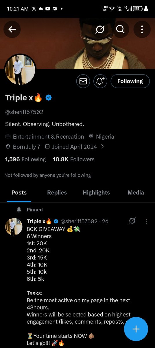 ademoses003's tweet photo. @officialmoore7 @sheriff57502 2027776434
Kuda https://t.co/R2mx2adnzj