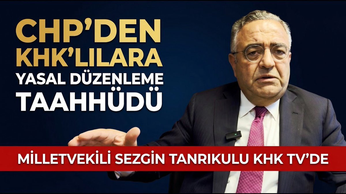 KHKTVYeni's tweet photo. Sezgin Tanrıkulu KHK TV’ye konuştu:

✅ Bulunduğunuz duruma rıza göstermeyin razı olmayın.

✅ Bu durumun gündemden düşmesine izin vermeyin.

✅ KHK hukuksuzluğunu CHP parti programa ekledik, bu konuda kendimizi bağladık.

@herkesicinCHP 
@MSTanrikulu 

İzlemek için
👇👇👇
https://t.co/AP8rYZl7ei…